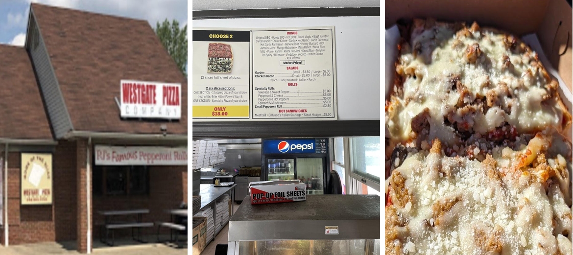 Westgate Pizza Company - Boardman Menu