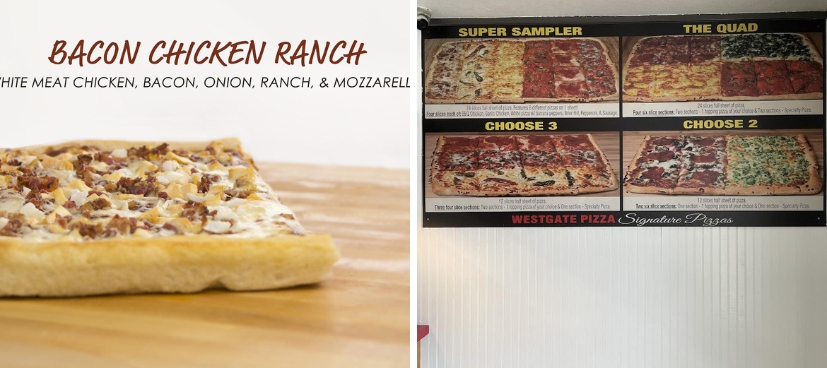 Westgate Pizza Company - Boardman Menu
