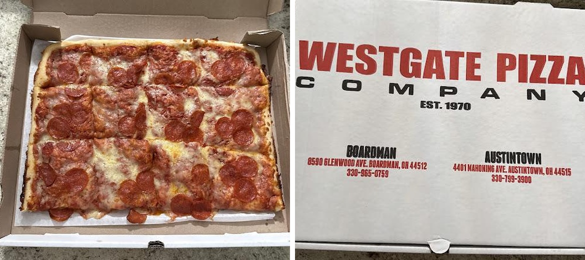 Westgate Pizza Company - Boardman Menu
