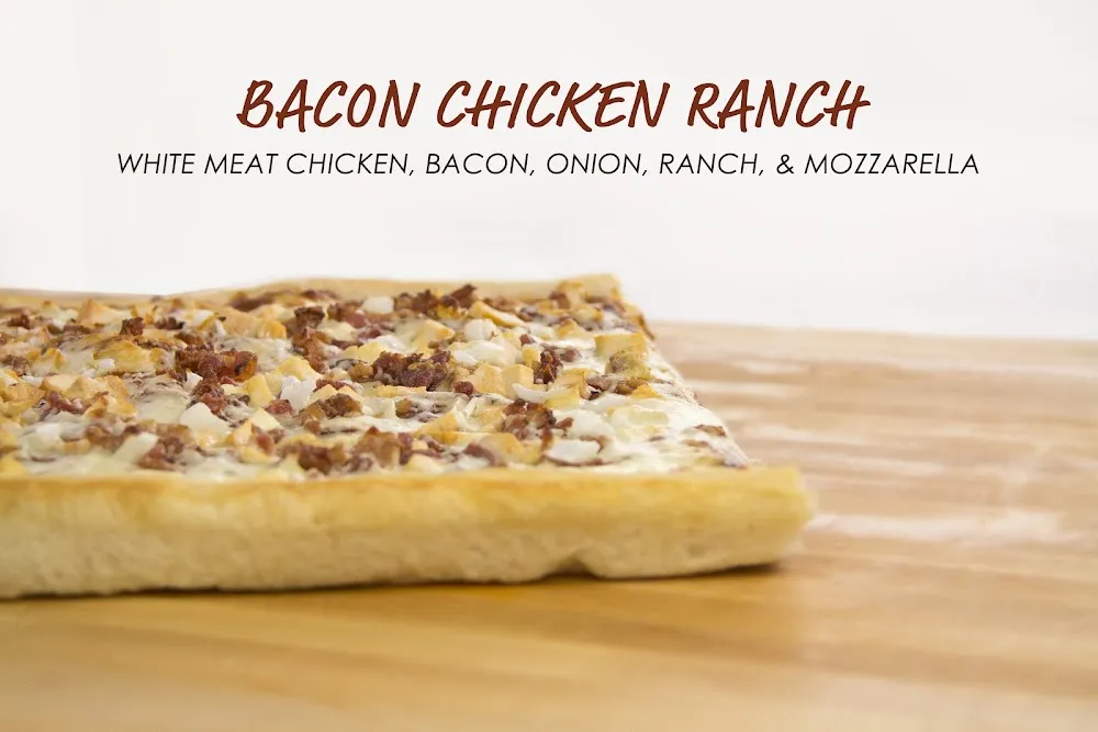 Bacon Chicken Ranch Pizza