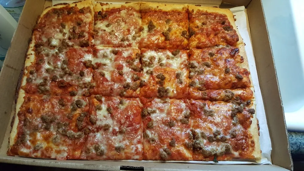 Half Sheet Reheat with Sausage and Extra Cgeese